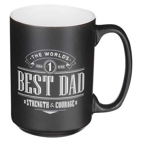 Best Dad Ceramic Coffee Mug with handle on right