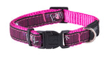 Rogz Fancy Dress Small 11mm Jellybean Dog Collar Pink Love Design