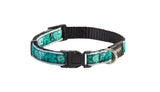 Rogz Fancy Dress Small 11mm Classic Dog Collar Mint Dog Design