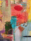 I Am Frida Acrylic Painting by Nastacia Catia Frau detail of textures 5