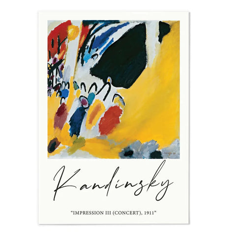 Impression III by Kandinsky Art Print
