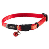 Rogz KiddyCat Safety Release Cat Collar Orange Tango Design