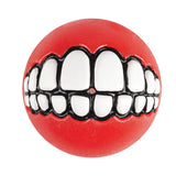 Rogz Grinz Dog Treat Ball Red