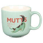 Mutts About You Ceramic Mug  handle on right