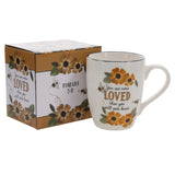 You are more loved than you will ever know ceramic gift mug with gift box