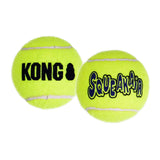 AIRDOG Yellow SQUEAKAIR Tennis Ball Dog Toy