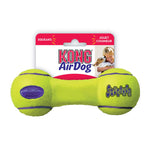 Airdog Yellow Squeaker Dumbbell Dog Toy in packaging