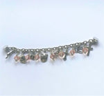 Armour of God Christian Ladies Bracelet with pink crystals