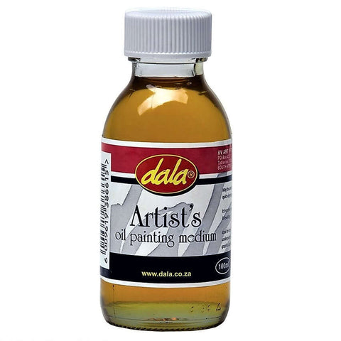 Artists Oil Painting Medium in glass bottle