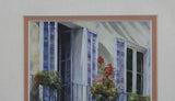 Balcon en Grasse - Christian Somner  Framed Print Top Detail