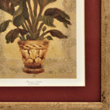 Banana Palm by Shari White. Framed Art Print bottom right detail