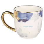 Be Still And Know Beach Themed Christian Ceramic Mug Back
