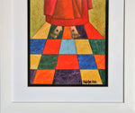 Believe Without Seeing by Solly Malope Stained Glass Framed Art Print Bottom Detail
