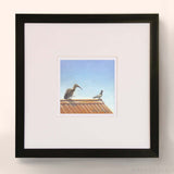 Bert Crosses the Social Divide by Mark Fegen Framed Art Print in black frame