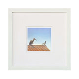 Bert Crosses the Social Divide by Mark Fegen Framed Art Print in white frame
