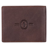 Best Dad Mens Genuine Leather Wallet Back