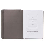 Best Dad Grey Faux Leather Christian Journal Presentation Page