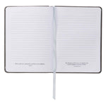 Best Dad Grey Faux Leather Christian Journal Inside Page
