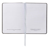 Best Dad Grey Faux Leather Christian Journal Inside Page