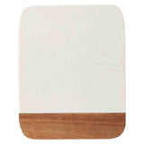 Better Together - Mr. & Mrs. (Acacia / Marble Cutting Board) Back