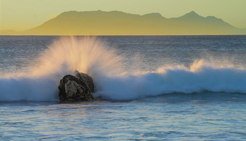Big Splash in Pringle Bay professional photograph by  John Tapuch