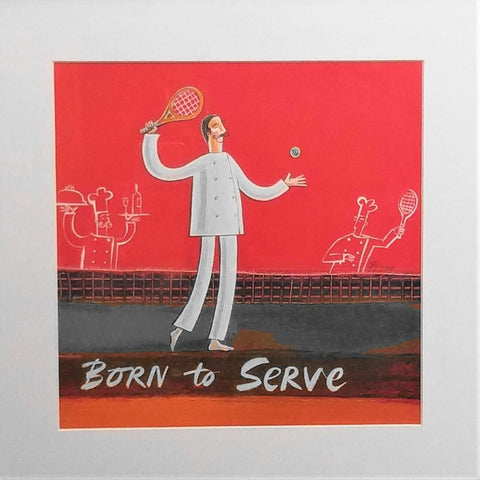 Born to Serve - Frans Groenewald - Framed Art Print