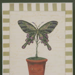 Framed Print Butterfly Topiary by Jan Cooley centre detail