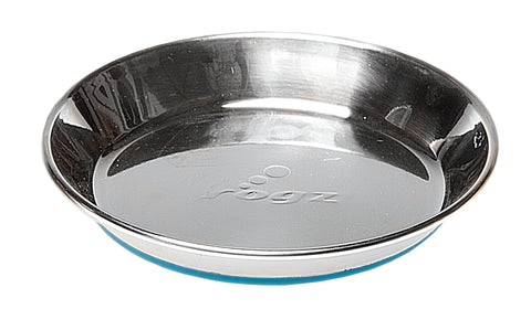 Rogz Catz Bowlz Stainless Steel 200ml Anchovy Cat Bowl Blue