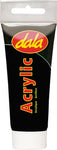 Dala Artists Acrylic Paint 75ml Tube Lamp Black