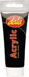 Dala Artists Acrylic Paint 75ml Tube Lamp Black