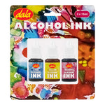 Dala Alcohol Ink 3 Primary Colour Pack in Packaging