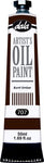 Dala Artist Oil Paint Burnt Umber 50ml tube