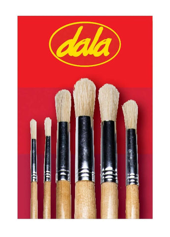 Dala Natural bristle artists brushes