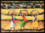 Elekitswa by Itai Vangani Framed Acrylic Art on board painting