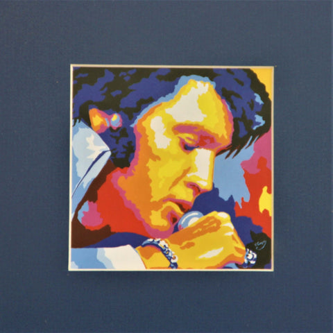 Elvis - Pop Art Framed Print