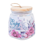 Enjoy the Little Things Glass Storage Jar