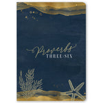 Footprints In The Sand A4 Notebook Set Back Cover