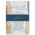 Footprints In The Sand A4 Notebook Set Front Cover with O Wrap