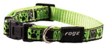 Rogz Fancy Dress Small 11mm Jellybean Dog Collar Lime Juice Design