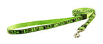 Rogz Fancy Dress Small 11mm Jellybean Fixed Dog Lead Lime Juice Design