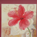 Hibiscus by Celest Framed Art Print centre detail