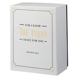 Journal and Mug Christian Boxed Gift Set - I Know The Plans - Box Closed