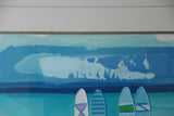 Regatta - George Boys Acrylic on Fabriano paper Framed Art
