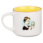 Bless Your Soul Fun Ceramic Mug I'm sorry I'm late Back view