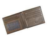 John 3:16 Cross Genuine Leather Christian Mens Wallet Inside