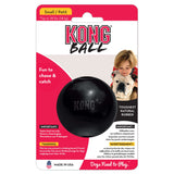 KONG Black Extreme Ball dog toy in packaging