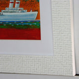 Laid Back in Cape Town by Frans Groenewald Framed Art Print Bottom right picture frame detail