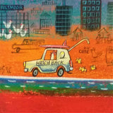 Laid Back in Cape Town by Frans Groenewald Framed Art Print Hatch Back car detail