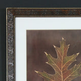 Leaf - Framed Art Print top left corner detail