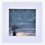 Lone Hadeda by Mark Fegen Framed Art Print in white frame